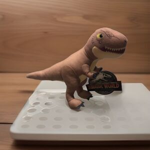 Jurassic World T-Rex Plush Dinosaur Toy 10" Tyrannosaurus Rex Camp Cretaceous